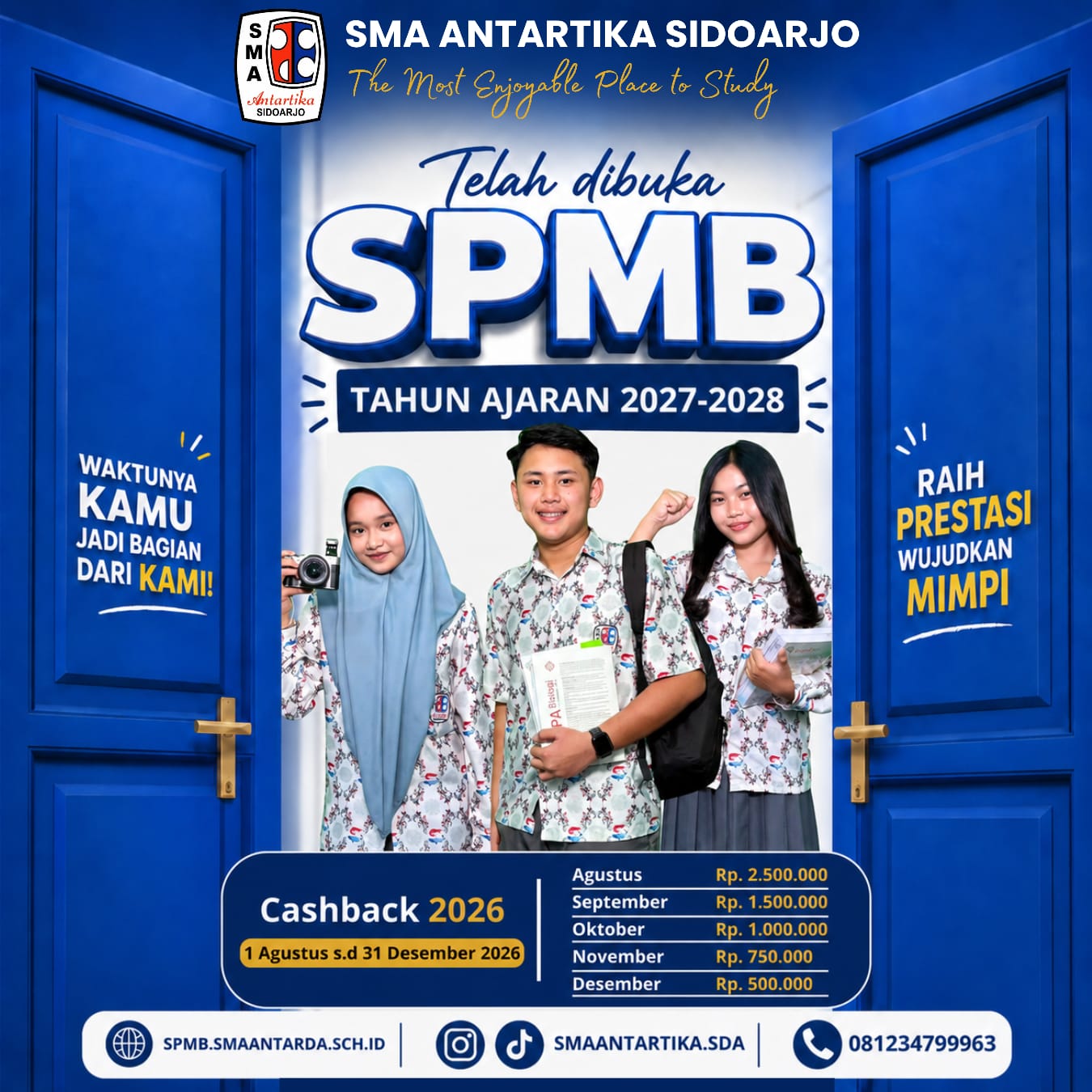 Pendaftaran SPMB 2027 Dibuka